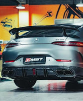 Mercedes Benz AMG GT 4 Door GT53 GT43 GT50 X290 2019-ON with Aftermarket Parts - Rear Diffuser & Exhaust Tips Carbon Fiber / FRP from CMST Tuning